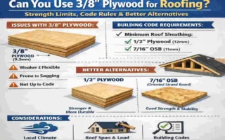 Can You Use 3/8 Plywood for Roofing? Strength Limits, Code Rules & Better Alternatives
