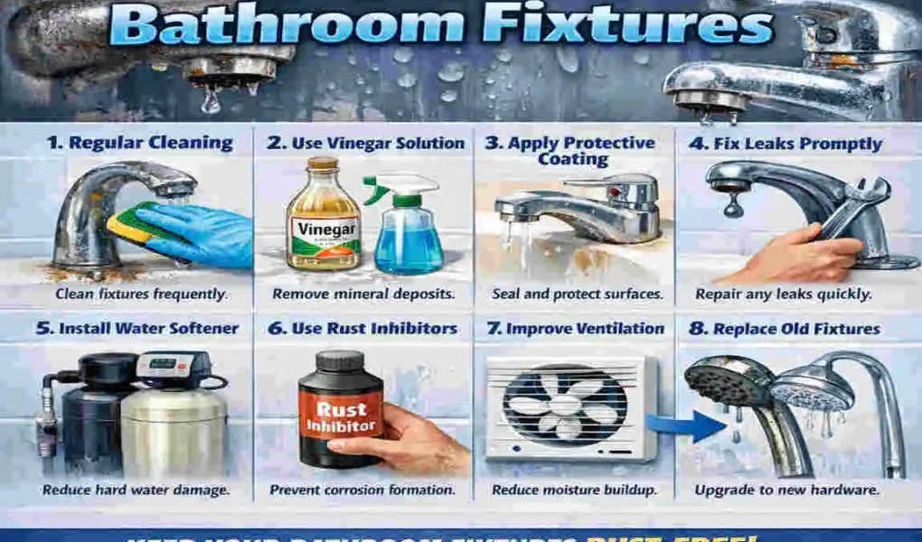 How to Clean Corrosion Off Bathroom Fixtures