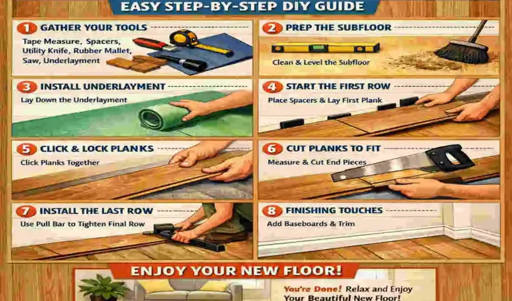 How to Install Dream Home Laminate Flooring: Easy Step-by-Step DIY Guide
