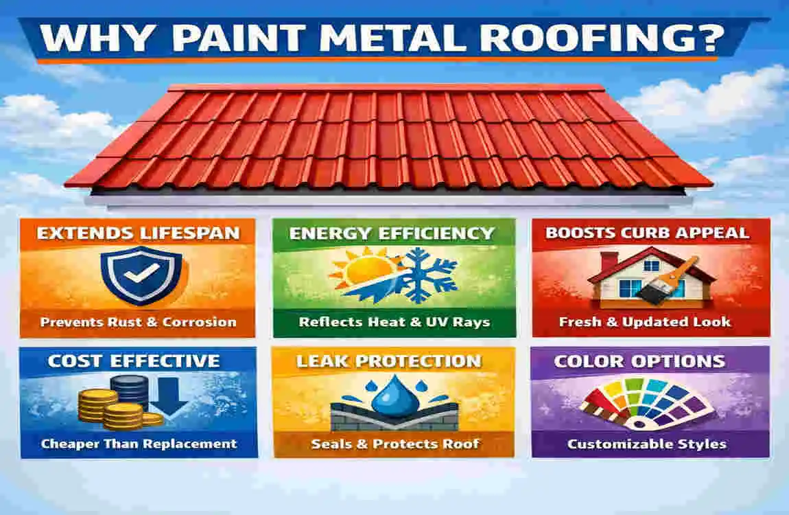 Can You Paint Metal Roofing