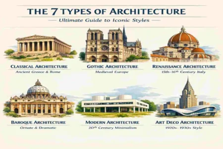 What Are the 7 Types of Architecture? Ultimate Guide to Iconic Styles
