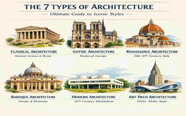 What Are the 7 Types of Architecture? Ultimate Guide to Iconic Styles