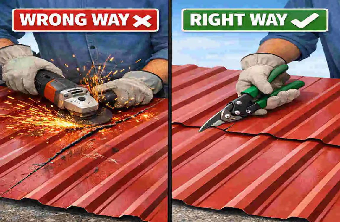 How to Cut Metal Roofing Like a Pro: 7 Safe Tools & Step-by-Step DIY Guide