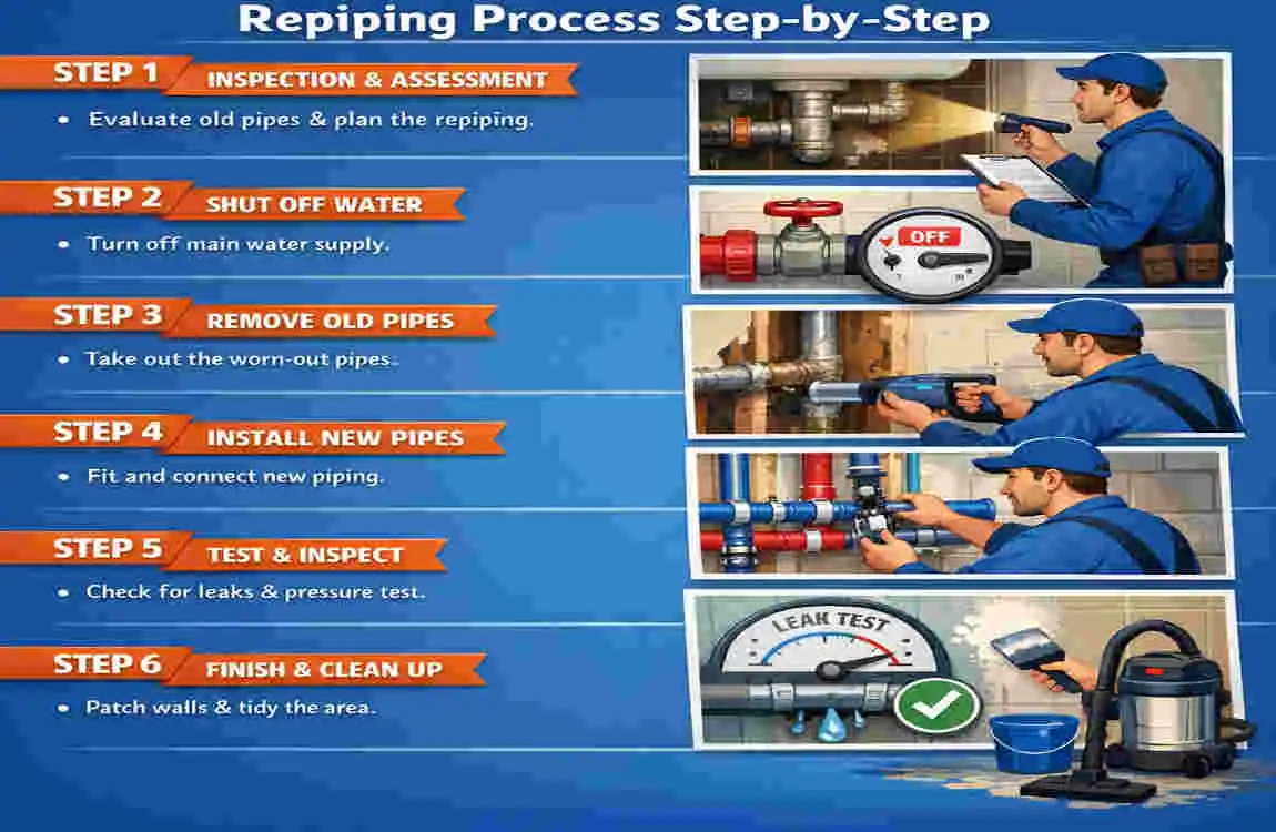 How Much to Replace All Plumbing in a House