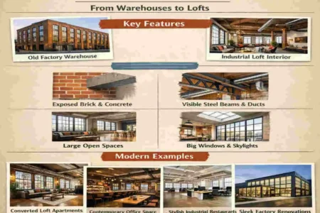 What Is Industrial Architecture? From Warehouses to Lofts: Key Features + Modern Examples