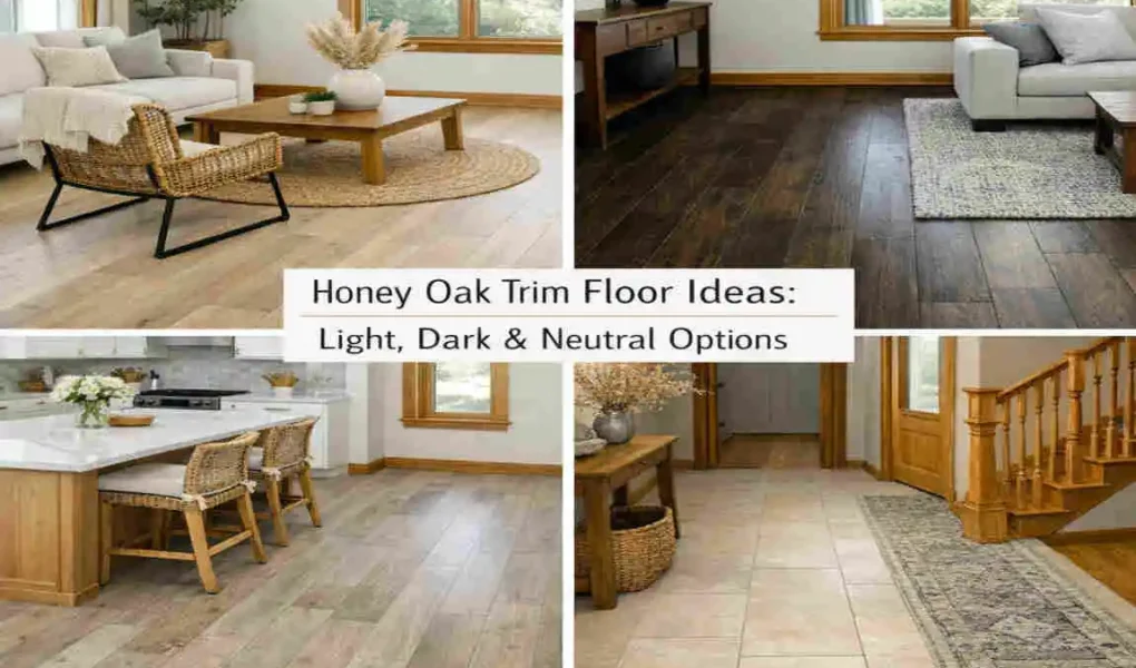 what flooring goes with honey oak trim