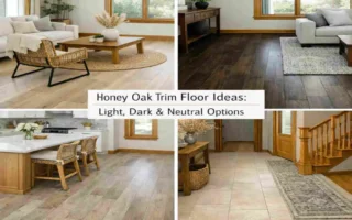 what flooring goes with honey oak trim