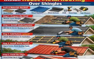 How to Install Metal Roofing Over Shingles