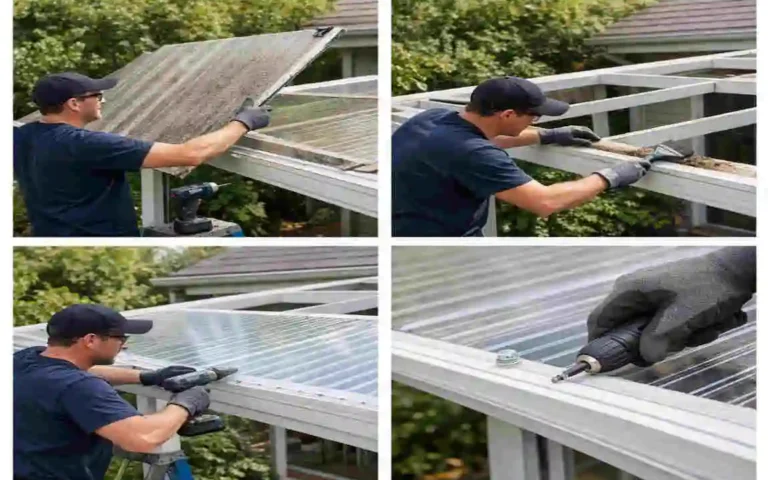 How to Replace Polycarbonate Roof Panels