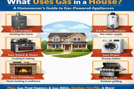 What Uses Gas in a House