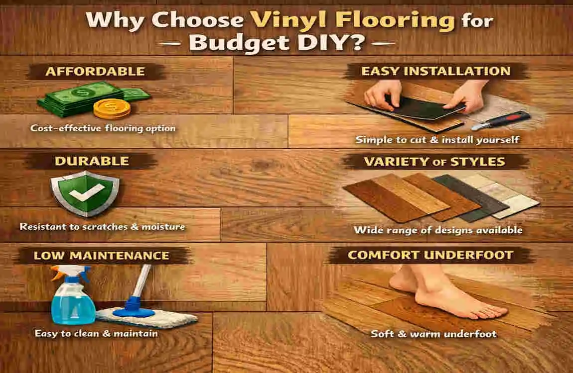 How to Lay Vinyl Flooring on Budget: Easy Tutorial