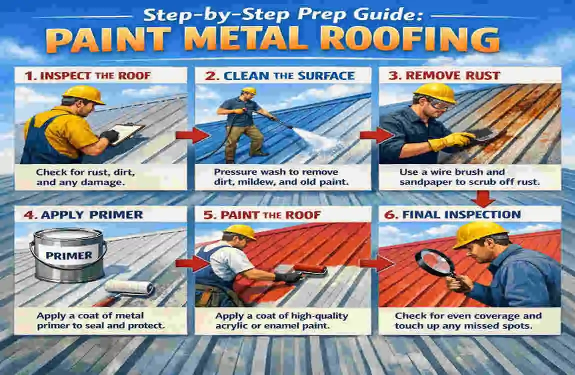 Can You Paint Metal Roofing