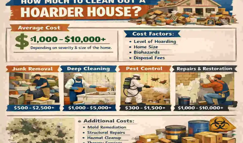 how much to clean out a hoarder house