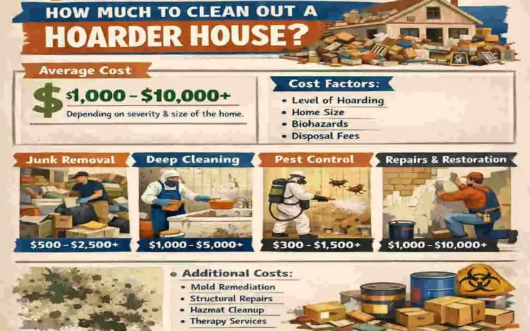 how much to clean out a hoarder house