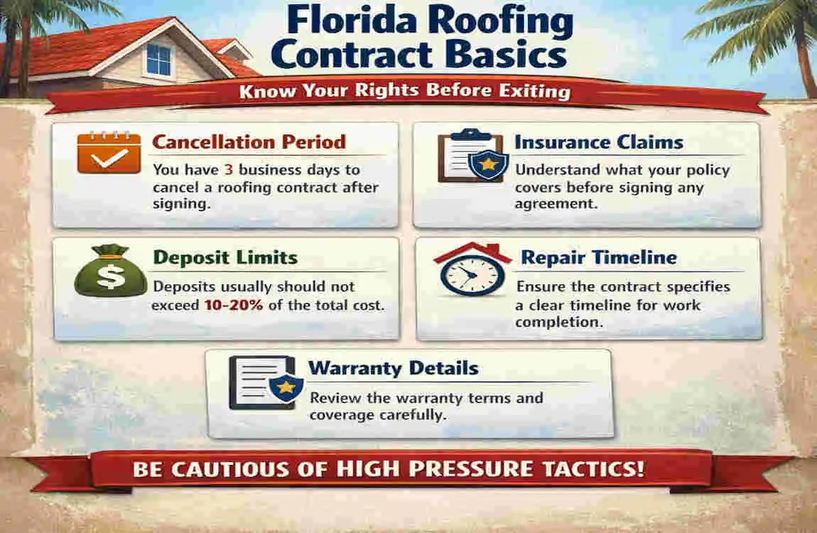 How to Get Out of a Roofing Contract in Florida: 7 Legal Loopholes & Steps