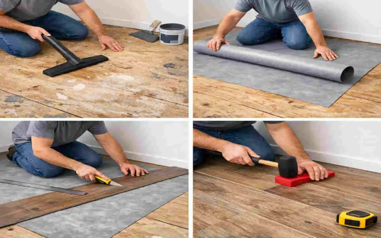 How to Lay Vinyl Flooring on Budget: Easy Tutorial