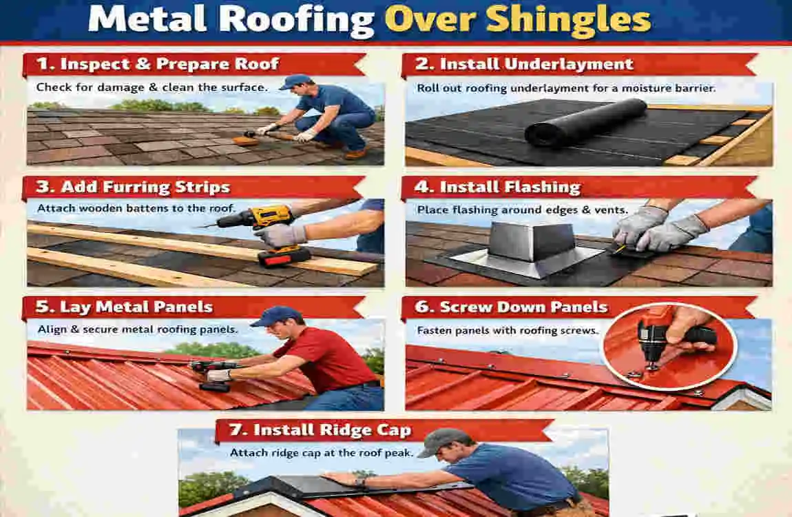 How to Install Metal Roofing Over Shingles: 7-Step DIY Guide for Savings & Durability