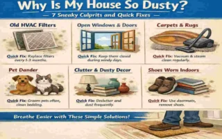 Why Is My House So Dusty? 7 Sneaky Culprits and Quick Fixes