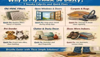 Why Is My House So Dusty? 7 Sneaky Culprits and Quick Fixes