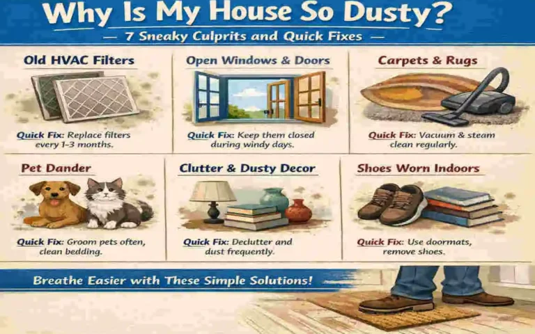 Why Is My House So Dusty? 7 Sneaky Culprits and Quick Fixes