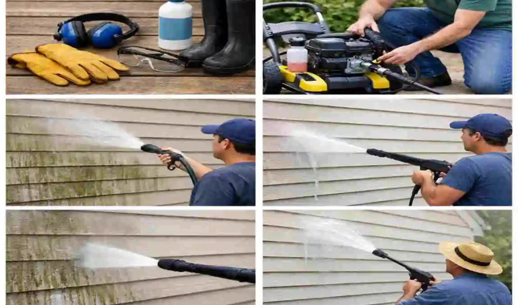 How to Pressure Wash House Siding