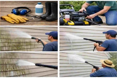 How to Pressure Wash House Siding