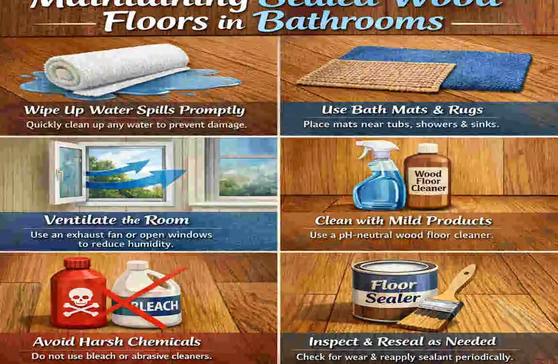 How to Seal Wood Floors in Bathroom