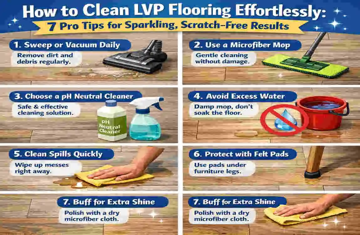 How to Clean LVP Flooring Effortlessly: 7 Pro Tips for Sparkling ...