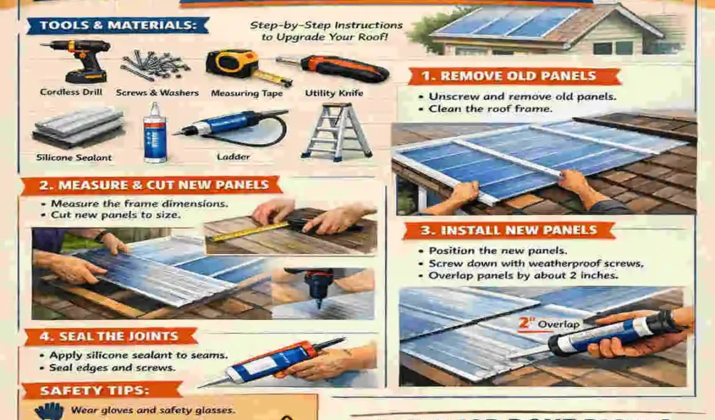 How to Replace Polycarbonate Roof Panels