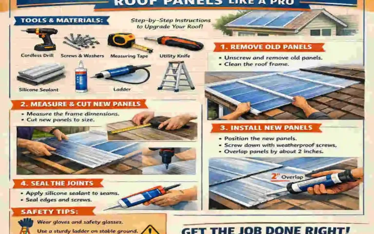 How to Replace Polycarbonate Roof Panels