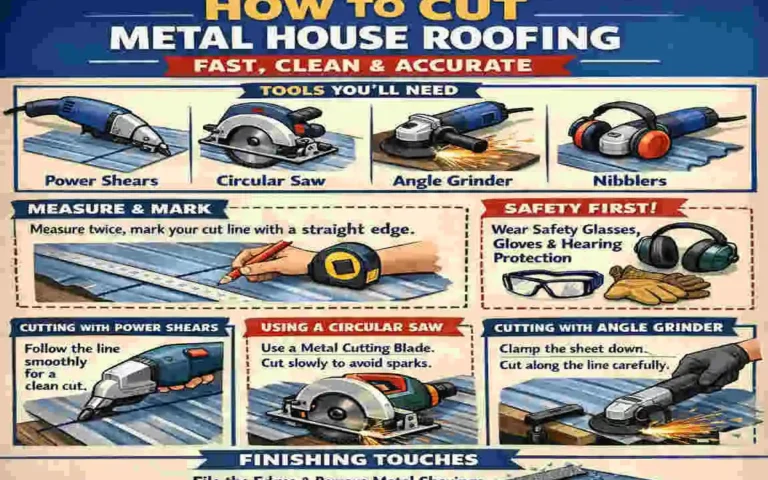 How to Cut Metal Roofing