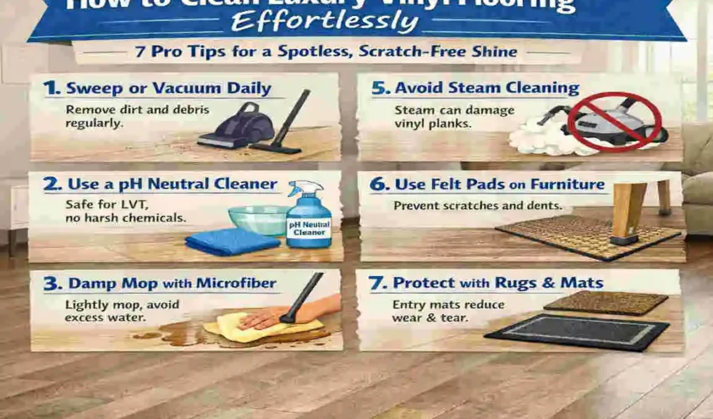 How to Clean Luxury Vinyl Floorin