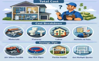 How Much to Replace All Plumbing in a House