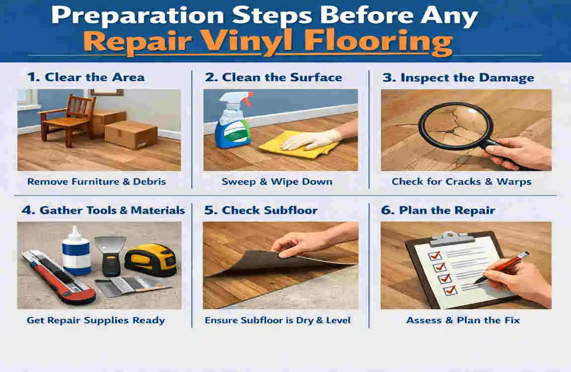 How to Repair Vinyl Flooring: 7 Easy DIY Fixes for Peeling, Tears & Scratches