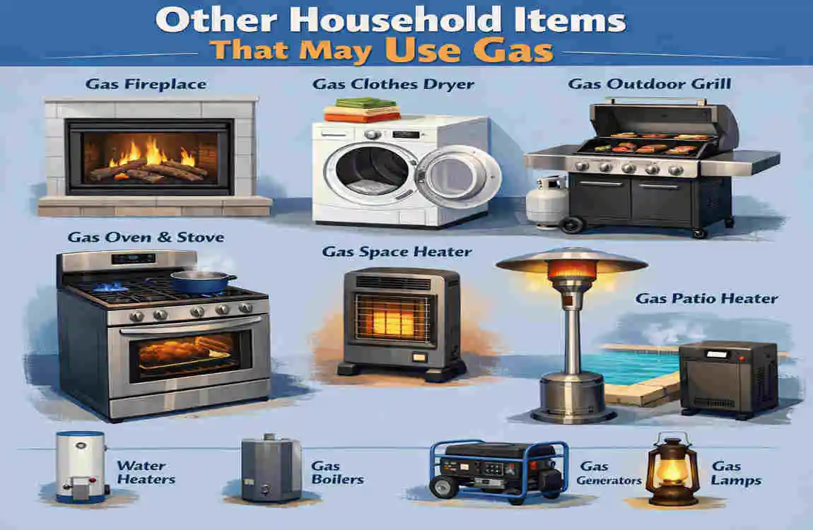 What Uses Gas in a House