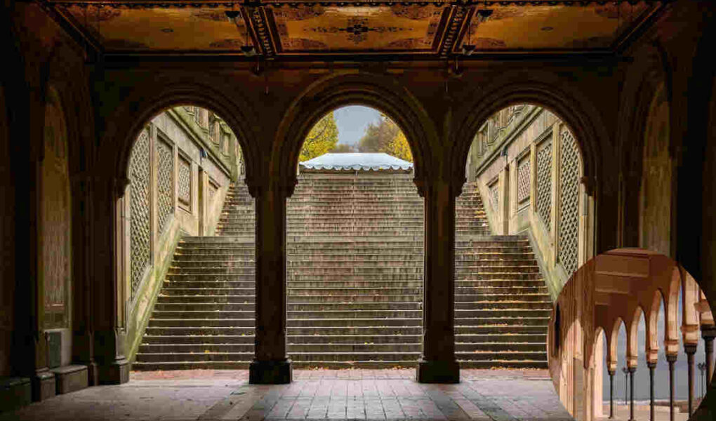 what is the arcade in ottonian architecture?