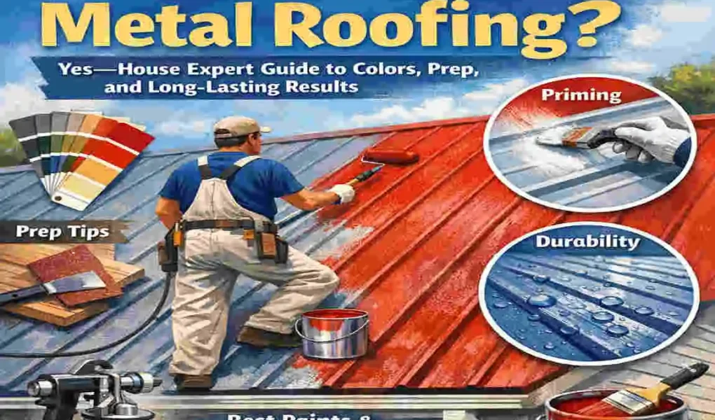 Can You Paint Metal Roofing