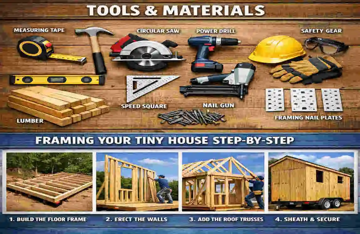 Framing How to Build a Tiny House