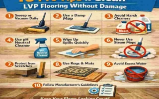 How to Clean LVP Flooring
