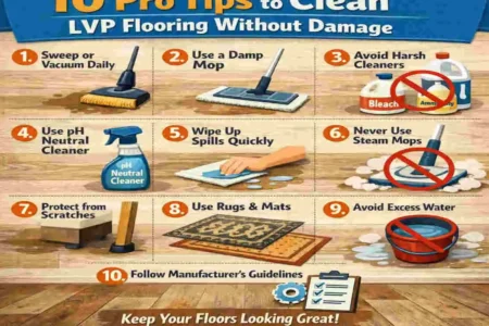How to Clean LVP Flooring