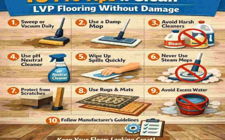 How to Clean LVP Flooring