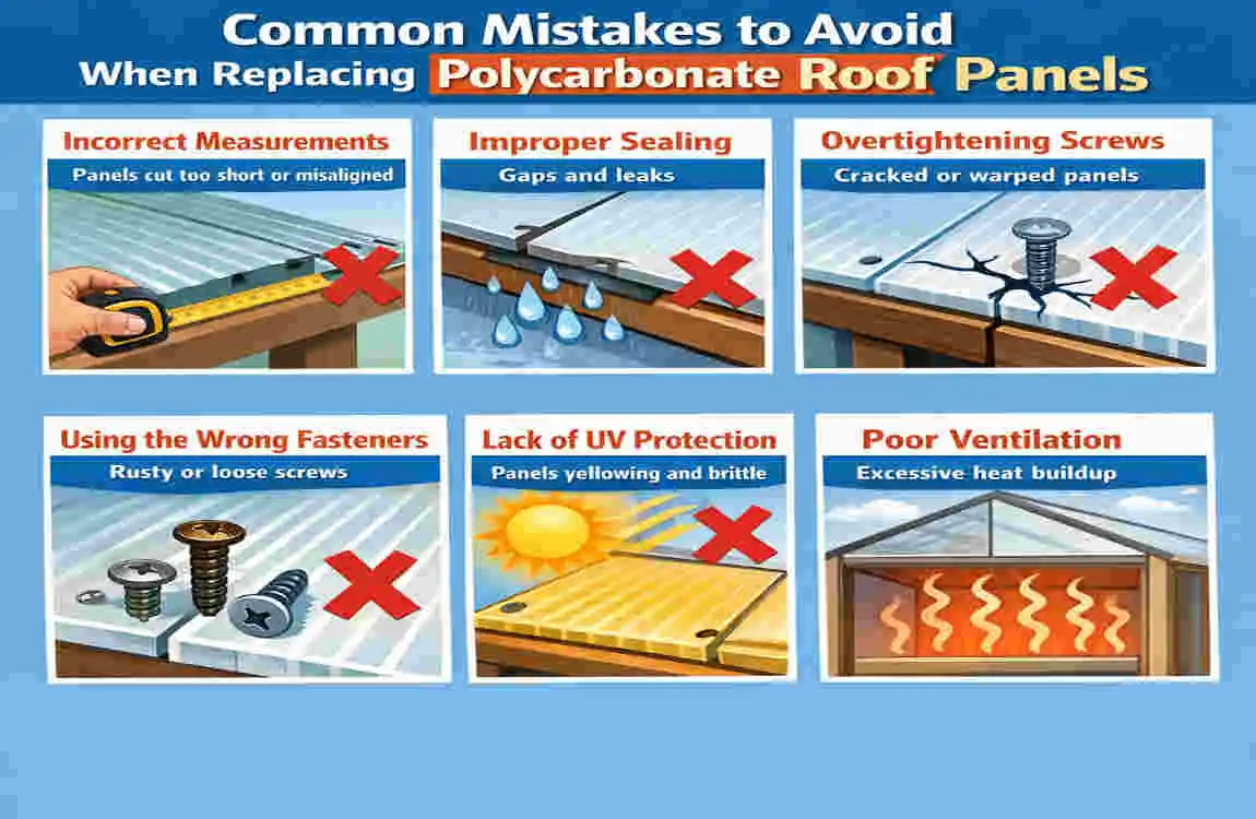 How to Replace Polycarbonate Roof Panels