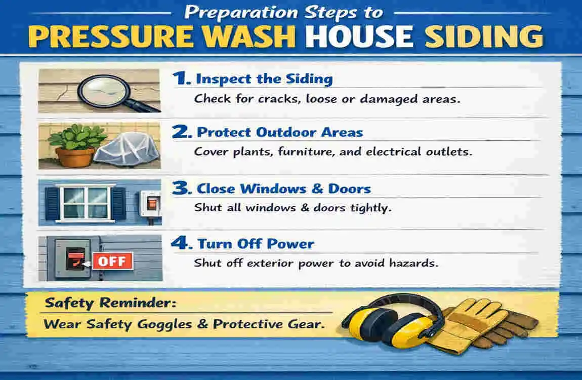 How to Pressure Wash House Siding
