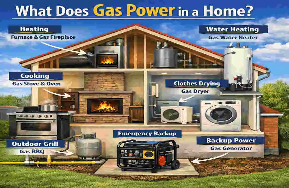 What Uses Gas in a House