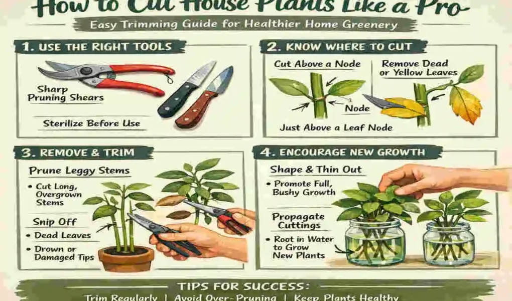 How to Cut House Plants