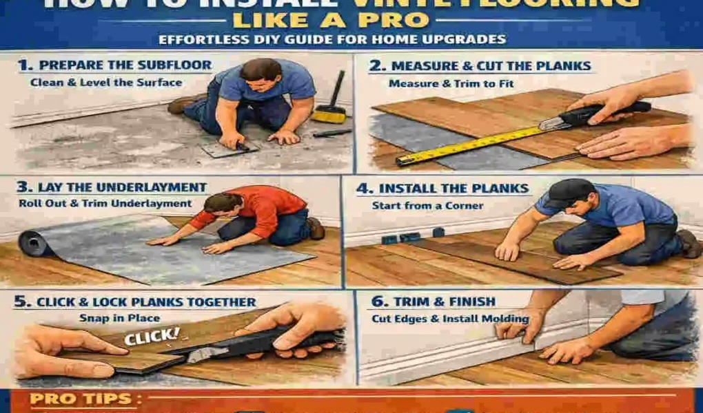 How to Install Vinyl Flooring Like a Pro: Effortless DIY Guide for Home Upgrades