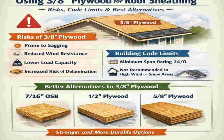 Can You Use 3/8 Plywood for Roofing