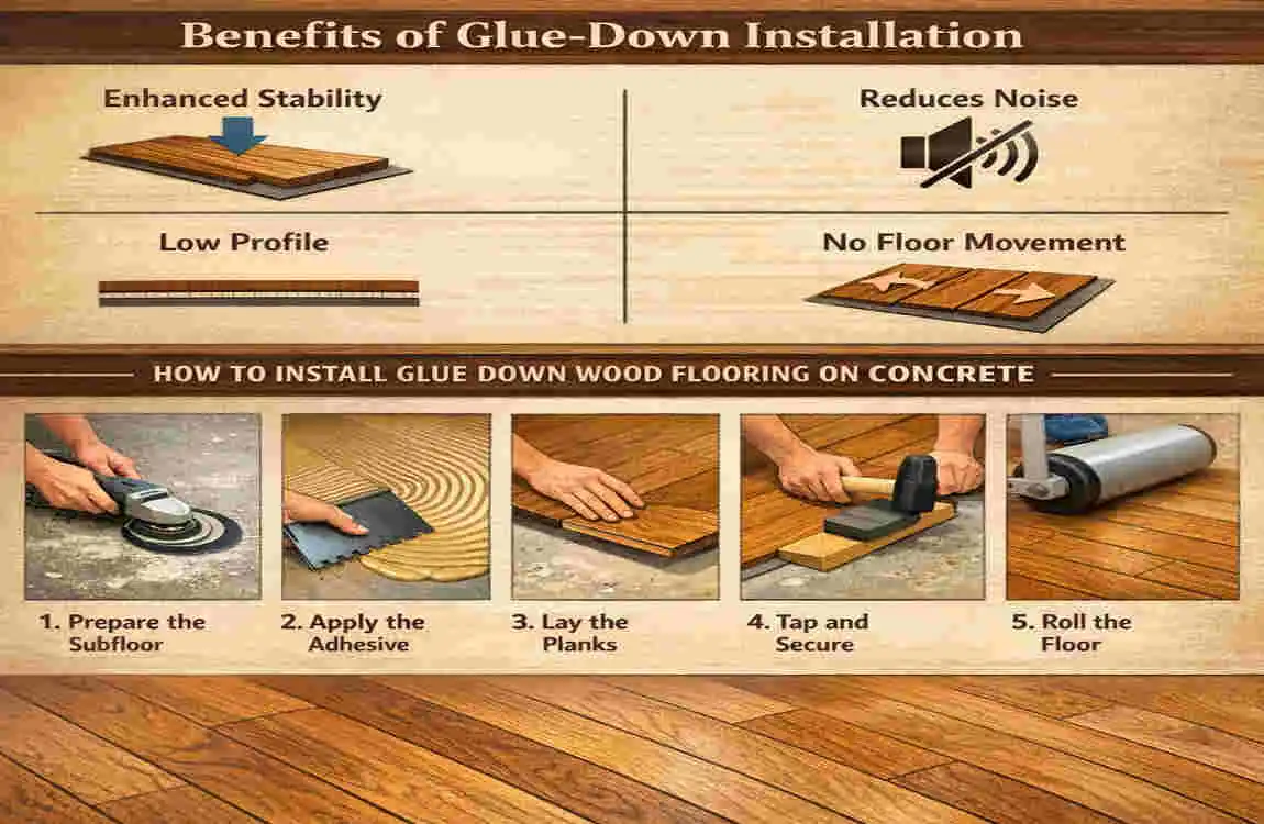 How to Install Glue-Down Wood Flooring