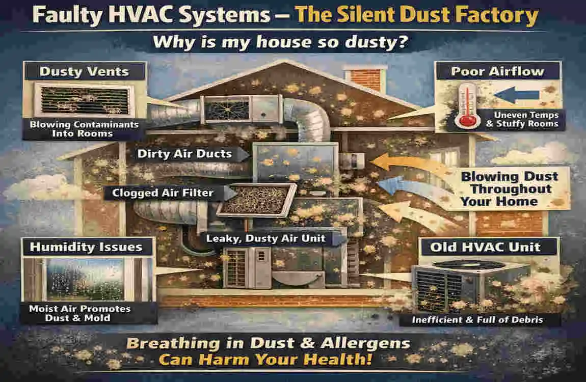 why is my house so dusty