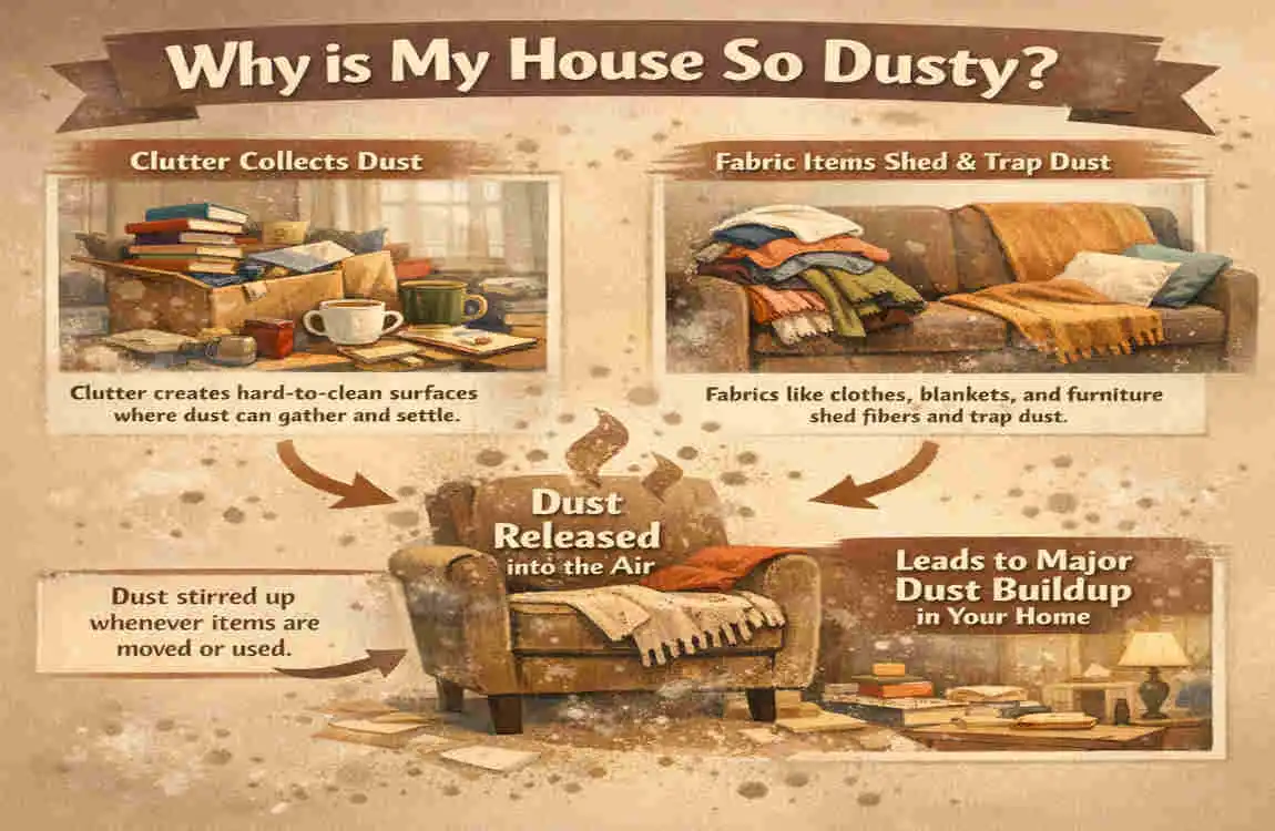 why is my house so dusty